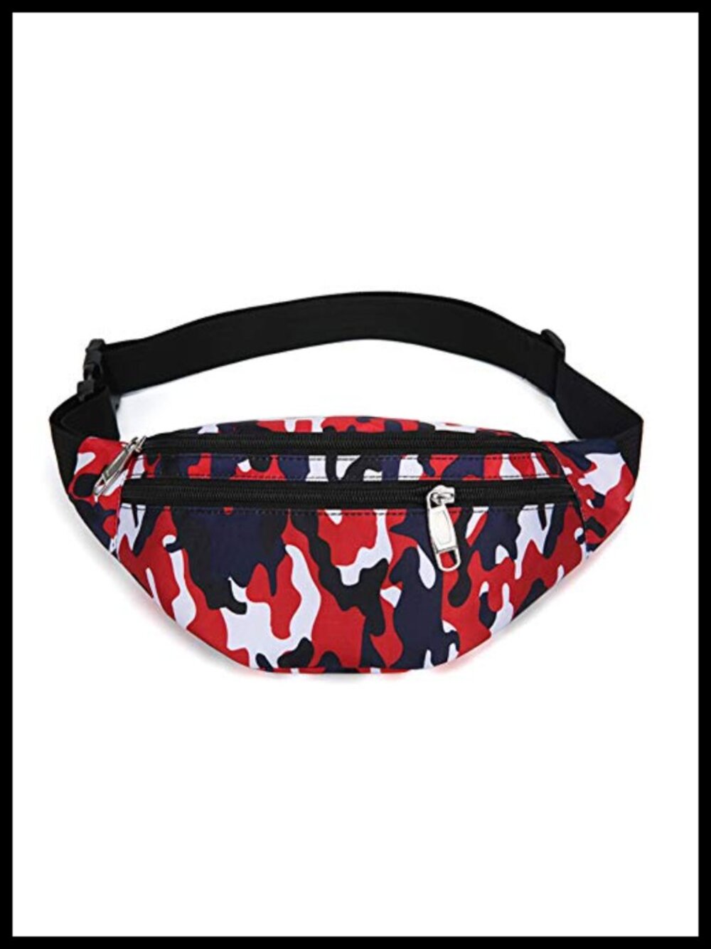Waterproof Nylon Fanny Pack Adjustable Belt Travel Running Waist Bag